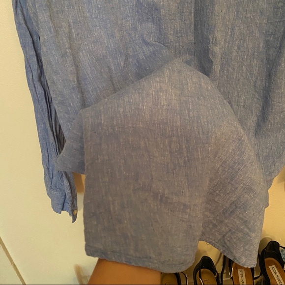 ✨NEW✨ GAP BF FIT | DENIM BLOUSE / BUTTON UP - Picture 8 of 9